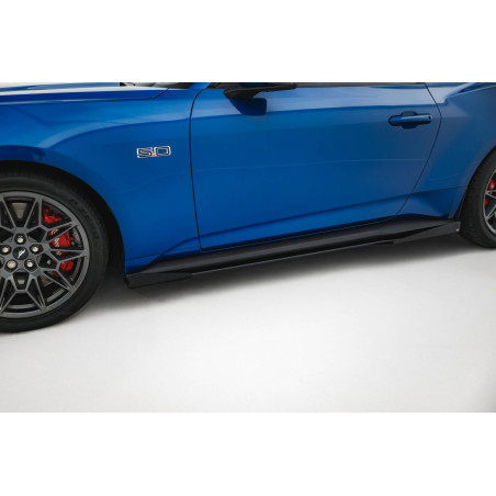 Diffusori minigonne street pro + Flaps Ford Mustang GT Mk7 (Cod. M-FOMU7GTCNC-SD1BRB+SF1G)