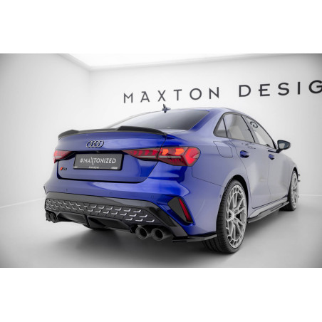 Splitters posteriori laterali V.1 Audi S3 berlina 8Y Facelift (Cod. M-AU-S3-8YF-S-RSD1G)