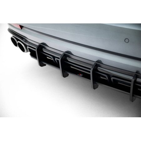 DIFFUSORE POSTERIORE street pro Audi S8 D5 Facelift (Cod. M-AUS8D5FCNC-RS1B+BRBI)