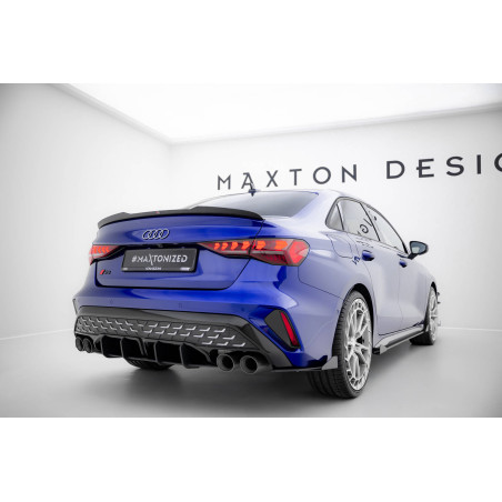 DIFFUSORE POSTERIORE street pro Audi S3 berlina 8Y Facelift (Cod. M-AUS38YFSCNC-RS1B)