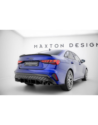 DIFFUSORE POSTERIORE street pro Audi S3 berlina 8Y Facelift (Cod. M-AUS38YFSCNC-RS1B+BRBI)