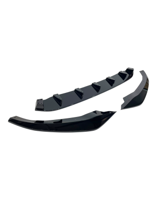 Spoiler Anteriore Audi Q8 2024+ Look RSQ8 Nero lucido (Cod. E-TCA0343)