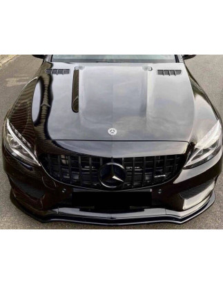 Cofano Mercedes W205 2014-2020 GT Look C63 Alluminio (Cod. E-TCM0203)