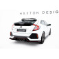 Splitters posteriori laterali Street Pro Honda Civic Sport Mk 10  (Cod. M-HOCI10SPORTCNC-RSD2B)