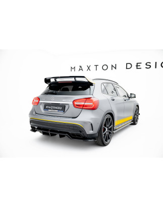 Splitter posteriore (con barre verticali) V.2 Mercedes-Benz GLA 45 AMG X156 (Cod. M-ME-GLA-156-AMG-R