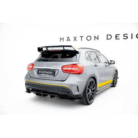 Splitter posteriore (con barre verticali) V.2 Mercedes-Benz GLA 45 AMG X156 (Cod. M-ME-GLA-156-AMG-R