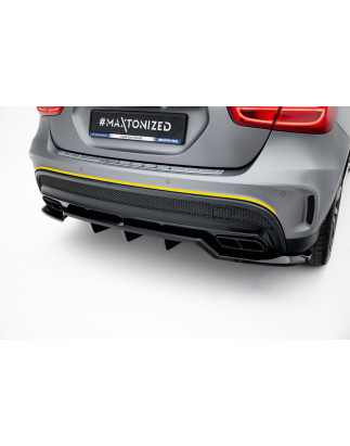 Splitter posteriore (con barre verticali) V.2 Mercedes-Benz GLA 45 AMG X156 (Cod. M-ME-GLA-156-AMG-R