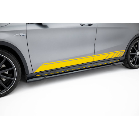 Diffusori minigonne V.2 Mercedes-Benz GLA 45 AMG X156 (Cod. M-ME-GLA-156-AMG-SD2G)
