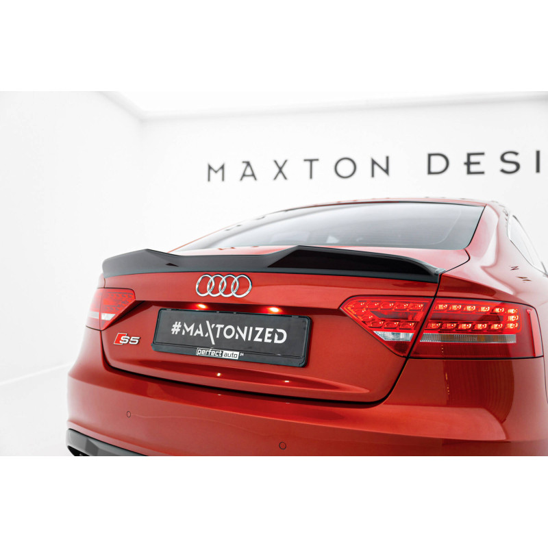 Spoiler Cap 3D Audi A5 Sportback S-Line / S5  8T / 8T Facelift (Cod. M-AU-A5-1F-SLINE-SB-CAP2G)