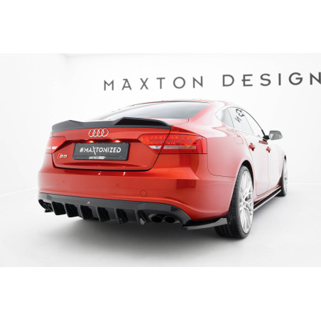 Spoiler Cap 3D Audi A5 Sportback S-Line / S5  8T / 8T Facelift (Cod. M-AU-A5-1F-SLINE-SB-CAP2G)