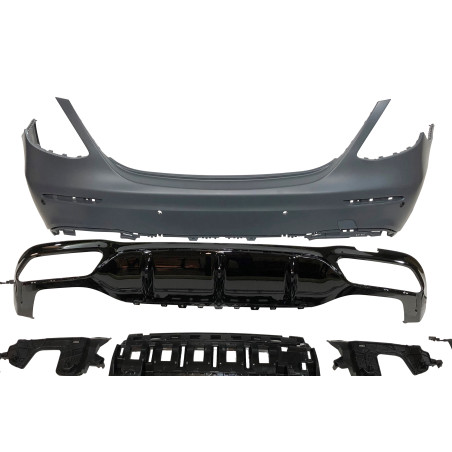 Paraurti Posteriori Mercedes W213 2016-2019 Look AMG E63 (Cod. E-TCM01670117)