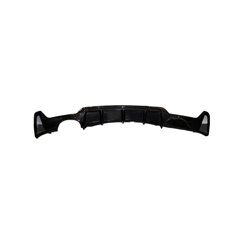 Diffusore Posteriore BMW  F32 / F33 / F36 Carbonio 1 Uscita doppia (Cod. E-TCB58382)