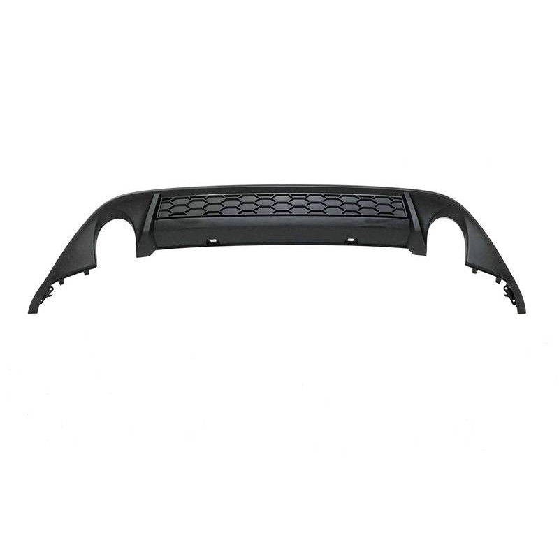 Diffusore Posteriore Volkswagen Golf 7 look GTI 2 Scarico (Cod. E-TCW60101)
