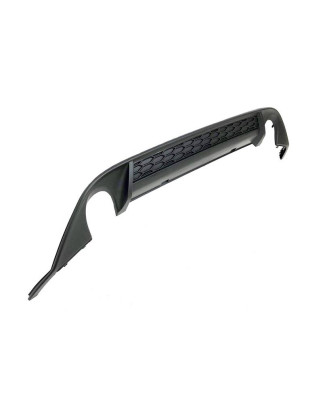 Diffusore Posteriore Volkswagen Golf 7 look GTI 2 Scarico (Cod. E-TCW60101)