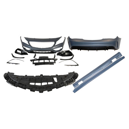 Kit Estetico Mercedes W117 2016-2018 LCI 4P / SW Look AMG A45 (Cod. E-TCM019701980208)