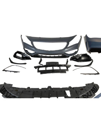 Kit Estetico Mercedes W117 2016-2018 LCI 4P / SW Look AMG A45 (Cod. E-TCM019701980208)