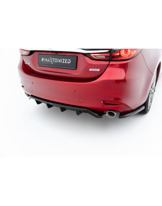 Splitter posteriore (con barre verticali) Mazda 6 berlina Mk3 Facelift (Cod. M-MA-6-3F2-RD1G+RD2G)