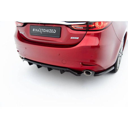Splitter posteriore (con barre verticali) Mazda 6 berlina Mk3 Facelift (Cod. M-MA-6-3F2-RD1G+RD2G)