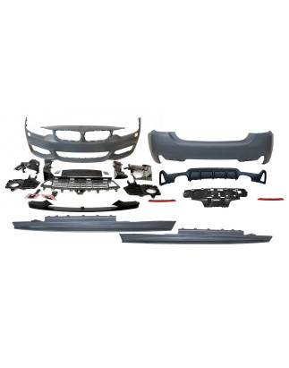 Kit Estetico BMW F32/ F33 Look M Performance 2 Uscite doppio (Cod. E-TCBF331332308333)