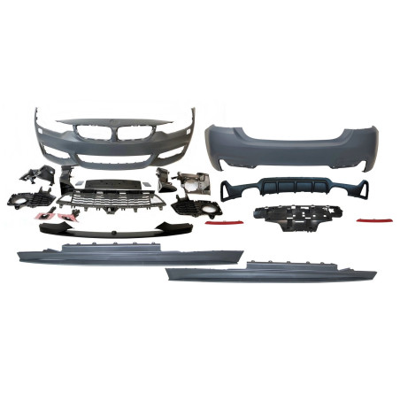 Kit Estetico BMW F32/ F33 Look M Performance 2 Uscite doppio (Cod. E-TCBF331332308333)