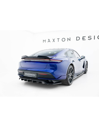Splitter posteriore (con barre verticali) Porsche Taycan Turbo S Mk1  (Cod. M-PO-TAY-1-TURBO-S-RD1G+