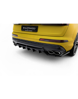 Splitter posteriore (con barre verticali) Audi SQ7 Mk2 (4M) Facelift  (Cod. M-AU-SQ7-2F-RD1G+RD2G)