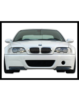 Paraurti Anteriore BMW E46 Look M3 ABS C/Flap Carbonio Look CSL (Cod. E-TCB6103)