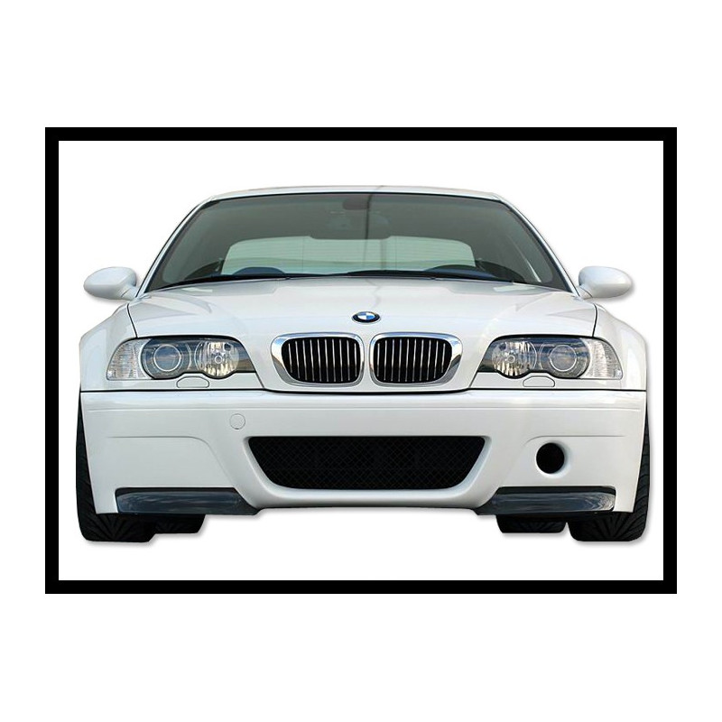Paraurti Anteriore BMW E46 Look M3 ABS C/Flap Carbonio Look CSL (Cod. E-TCB6103)