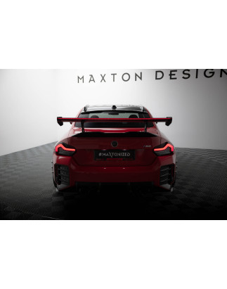 Spoiler in carbonio  + LED BMW M2 G87 (Cod. M-CF-BM-M2-G87-WING5-INT-245-P+LED)