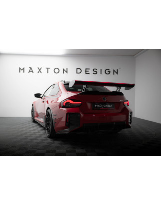 Spoiler in carbonio  + LED BMW M2 G87 (Cod. M-CF-BM-M2-G87-WING5-INT-245-P+LED)