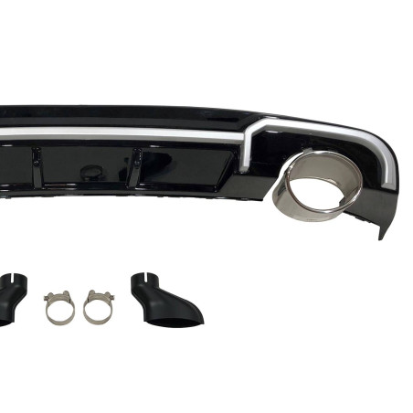 Diffusore Posteriore Audi A3 2016-2019 4 Portes Look RS3 (Cod. E-TCA2015)