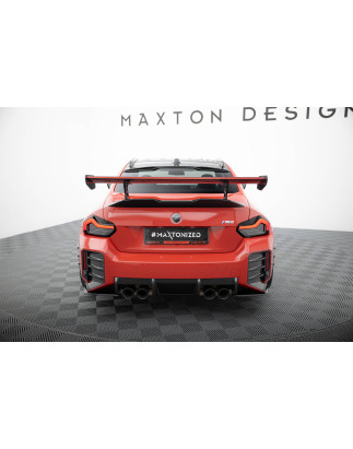 Spoiler in carbonio  + LED BMW M2 G87 (Cod. M-CF-BM-M2-G87-WING5-INT-245-P+LED)