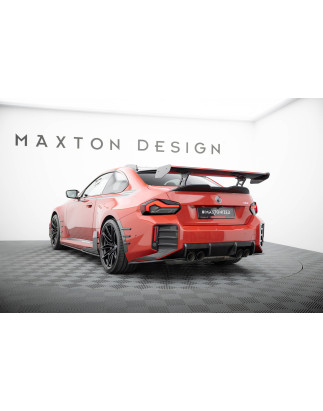 Spoiler in carbonio  + LED BMW M2 G87 (Cod. M-CF-BM-M2-G87-WING5-INT-245-P+LED)