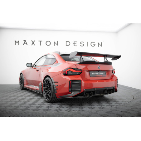 Spoiler in carbonio con supporto superiore  BMW M2 G87 (Cod. M-CF-BM-M2-G87-WING5-UPP-245-P)