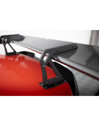 Spoiler in carbonio con supporto superiore  BMW M2 G87 (Cod. M-CF-BM-M2-G87-WING5-UPP-245-P)