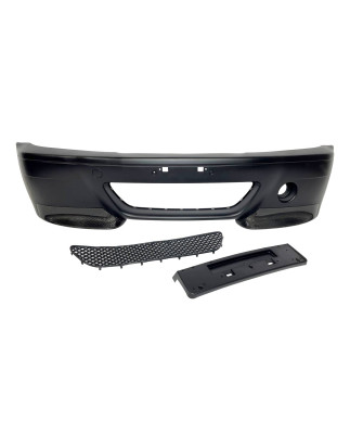 Paraurti Anteriore BMW E46 Look M3 ABS C/Flap Carbonio Look CSL (Cod. E-TCB6103)