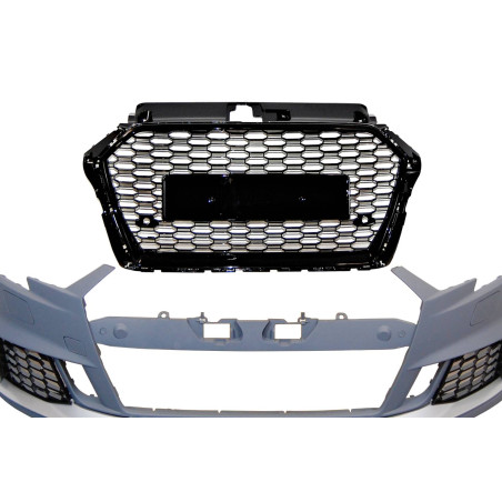 Paraurti Anteriori Audi A3 2016-2019 4 Portes / Cabriolet Look RS3 (Cod. E-TCA2021)