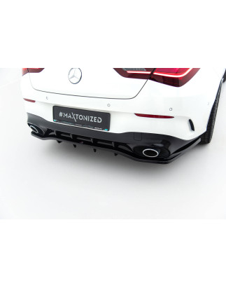 Splitter posteriore (con barre verticali) Mercedes-AMG CLA 35  / 45  Coupe / Shooting Brake C118 Fac