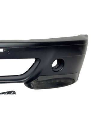 Paraurti Anteriore BMW E46 Look M3 ABS C/Flap Carbonio Look CSL (Cod. E-TCB6103)