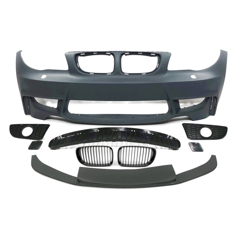 Paraurti Anteriori BMW E82 / E88 / E87 / E81 Look M1 Spoiler Anteriore (Cod. E-TCB622182M1)