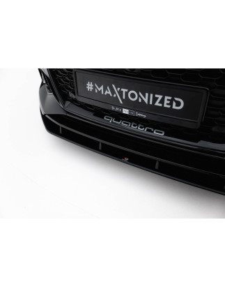 SPLITTER ANTERIORE street pro Audi RS5 Coupe / Sportback F5 (Cod. M-AURS52SBCNC-FD1B)