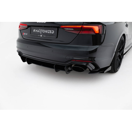 DIFFUSORE POSTERIORE street pro Audi RS5 Coupe / Sportback F5 (Cod. M-AURS52SBCNC-RS1B)