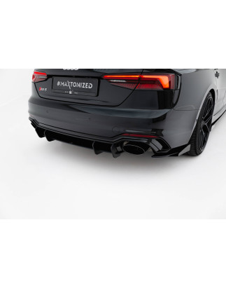 DIFFUSORE POSTERIORE street pro Audi RS5 Coupe / Sportback F5 (Cod. M-AURS52SBCNC-RS1B+BRBI)