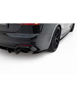 Splitters posteriori laterali Street Pro  Audi RS5 Coupe / Sportback F5 (Cod. M-AURS52SBCNC-RSD1BRB)
