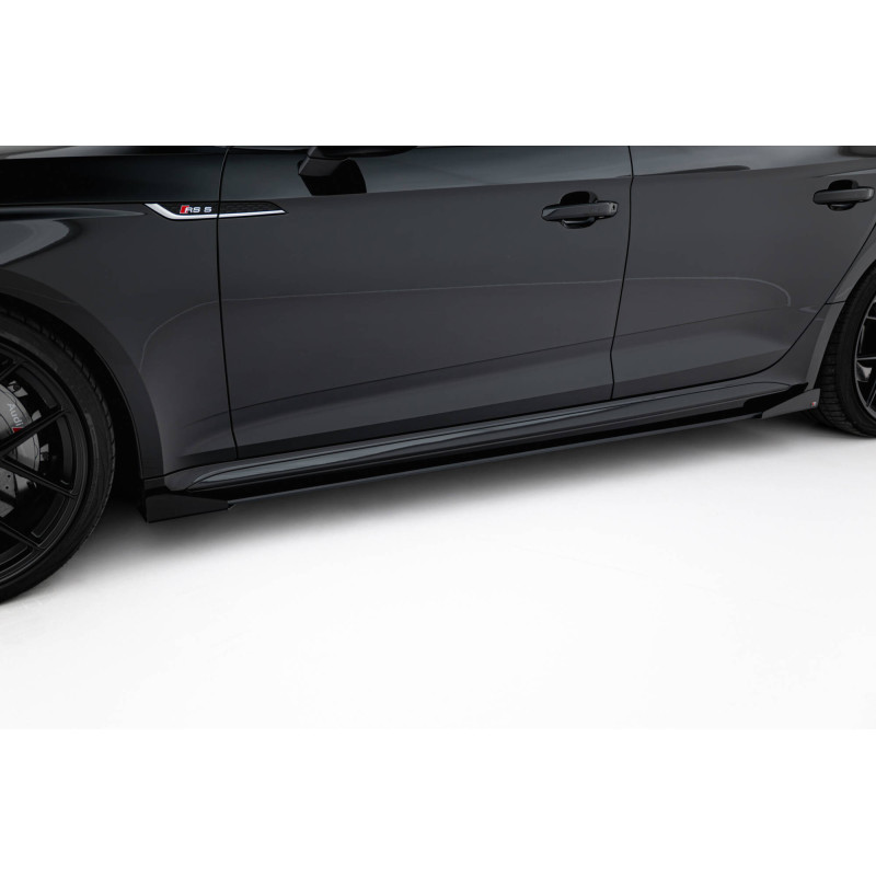 Diffusori minigonne street pro + Flaps Audi RS5 Sportback F5 (Cod. M-AURS52SBCNC-SD1BRB+SF1G)