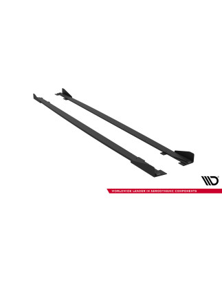 Diffusori minigonne street pro + Flaps Audi RS5 Sportback F5 (Cod. M-AURS52SBCNC-SD1BRB+SF1G)