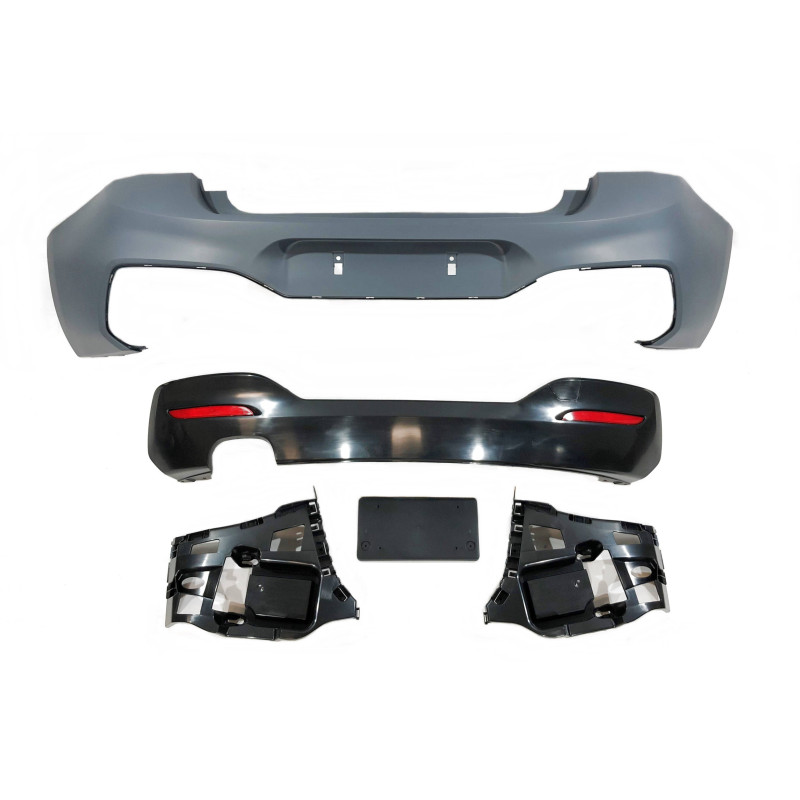 Paraurti Posteriore BMW F20 /F21 LCI 15-18 look M-Tech 1 Uscita Semplici (Cod. E-TCBF216)