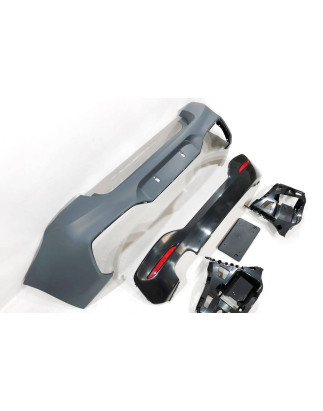 Paraurti Posteriore BMW F20 /F21 LCI 15-18 look M-Tech 1 Uscita Semplici (Cod. E-TCBF216)