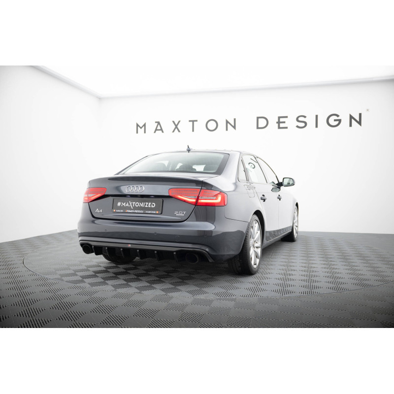 Sottoparaurti posteriore Audi A4 B8 Facelift (Version with single scaricos on both sides) (Cod. M-AU