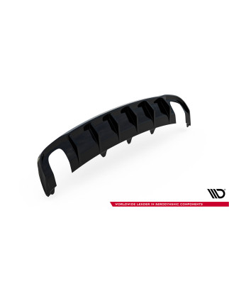 Sottoparaurti posteriore Audi A4 B8 Facelift (Version with single scaricos on both sides) (Cod. M-AU